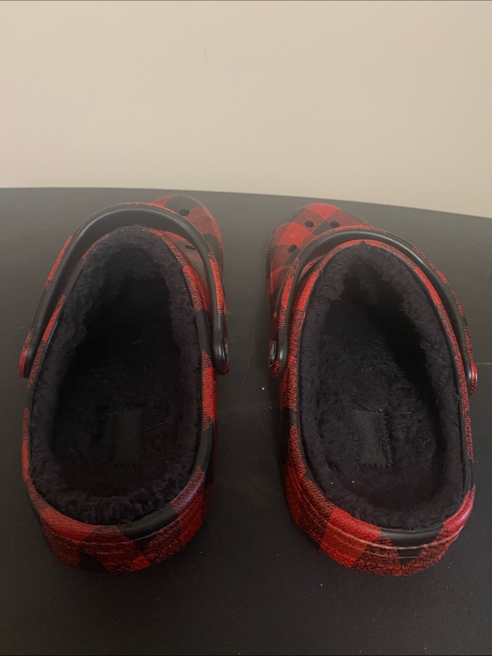 Unisex Classic Clog - Red and Black Buffalo Plaid - Picture 2 of 6
